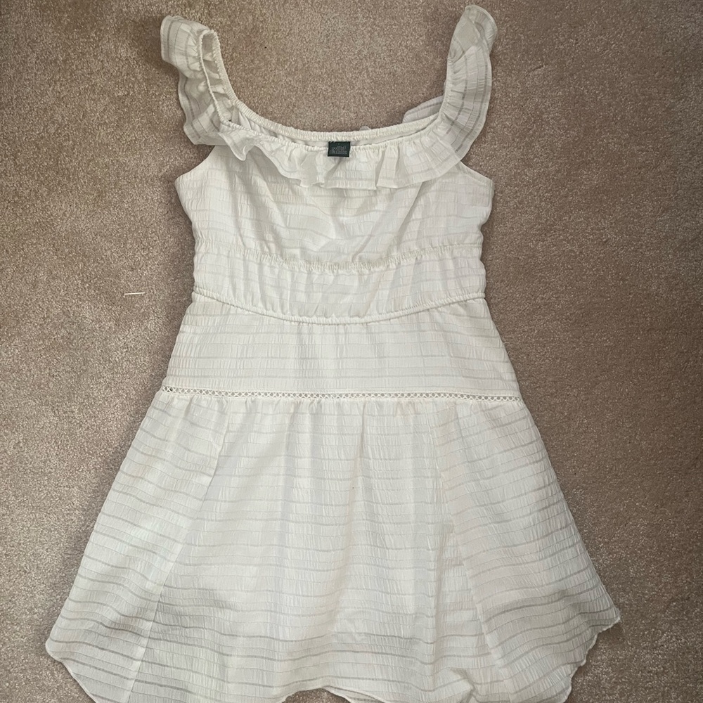 Wild Fable White Ruffle Sun Dress - Picture 2 of 3